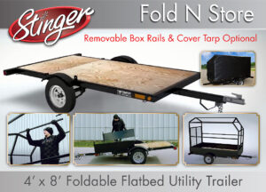 Stinger Trailer - Fold N Store Utility Trailer